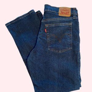 Levi's Wedgie Straight Stretch Dark Wash 31